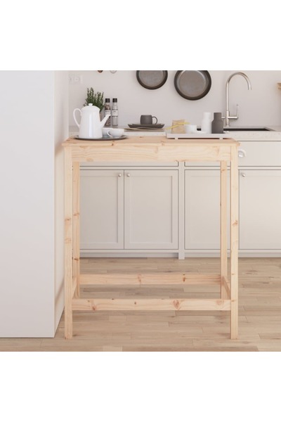Concept Τραπέζι μπαρ, 100x50x110 εκ., μασίφ ξύλο πεύκου