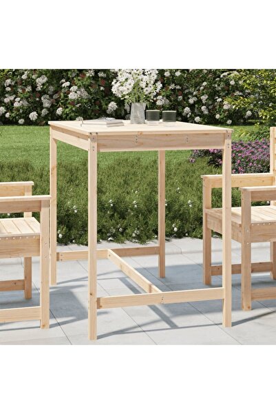 Concept Τραπέζι κήπου, 121x82,5x110 εκ., μασίφ ξύλο πεύκου