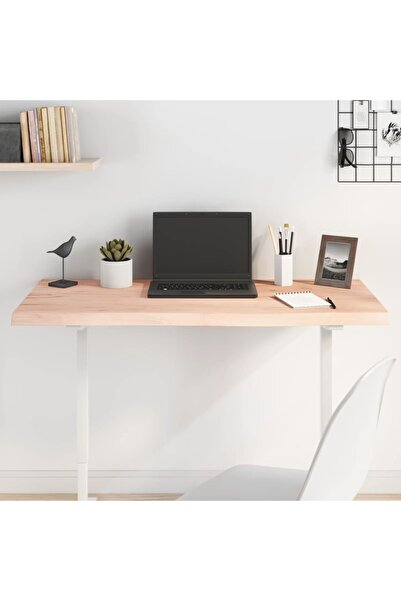 Concept Blat de masă, 100x60x4 cm, lemn masiv de stejar netratat