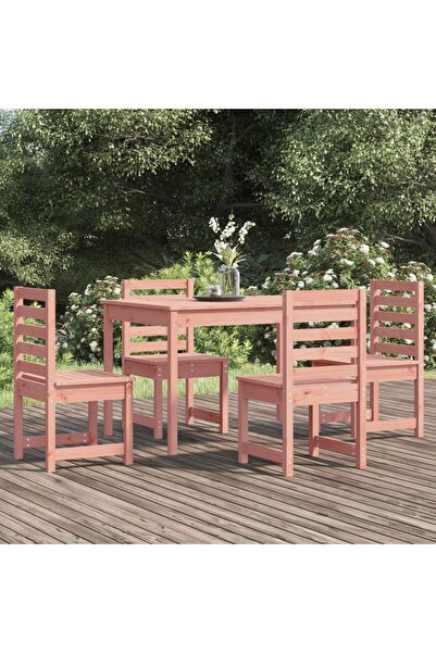 Concept Set cu masă de grădină, 5 piese, lemn masiv douglas