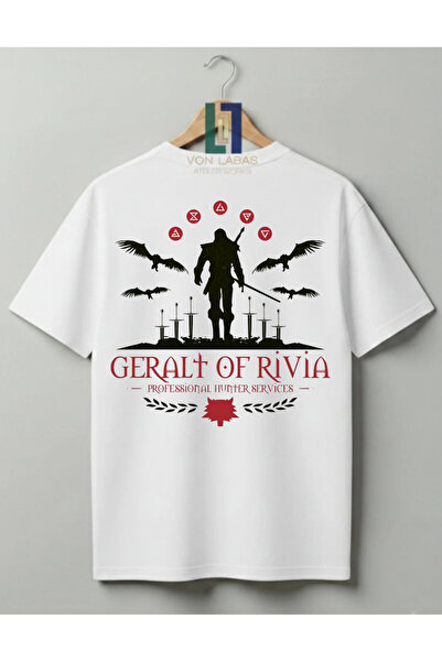 Grafftee Clothing The Witcher Designed Premium με τύπωμα T-Shirt - Ειδική Σχε...