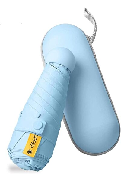 Arabest Mini Travel Sun Umbrella with Case, Compact UV Protection Parasol for...