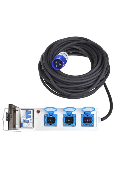 Proplus Unitate de alimentare pentru cort/remorcă 10 m, 3xSchuko