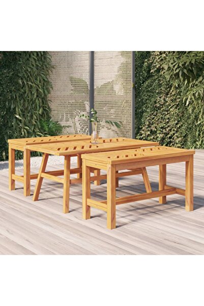 Concept Τραπεζάκι σαλονιού 100x50x45 εκ. από μασίφ ξύλο ακακίας