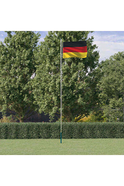 Concept Σημαία Γερμανίας και αλουμινένιο κοντάρι, 6,23 μ.