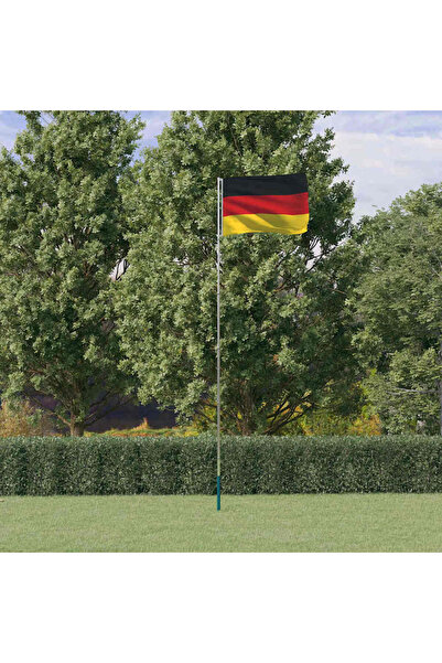 Concept Σημαία Γερμανίας και αλουμινένιο κοντάρι, 5,55 μ.