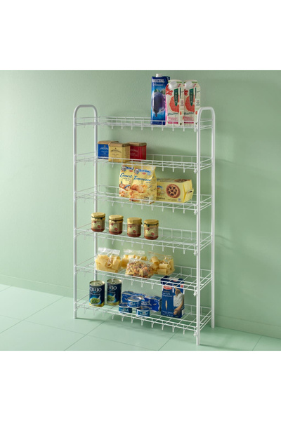 Metaltex Ράφι παπουτσιών με 6 ράφια για παπούτσια 6, λευκό