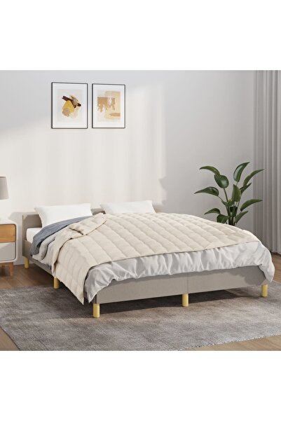 Concept Pătură grea, crem deschis, 152x203 cm, 7 kg, material textil