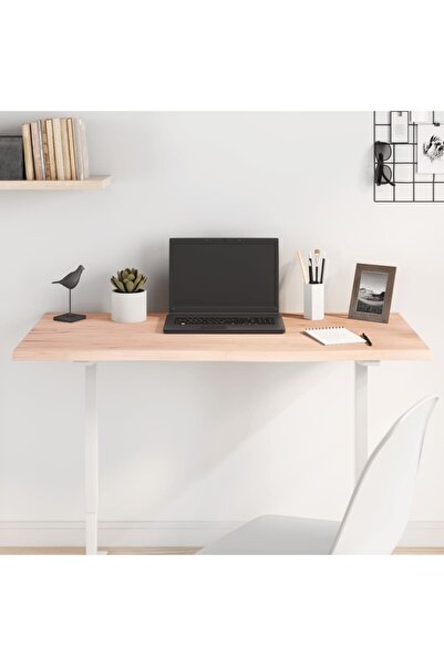 Concept Blat de masă, 100x60x2 cm, lemn masiv de stejar netratat