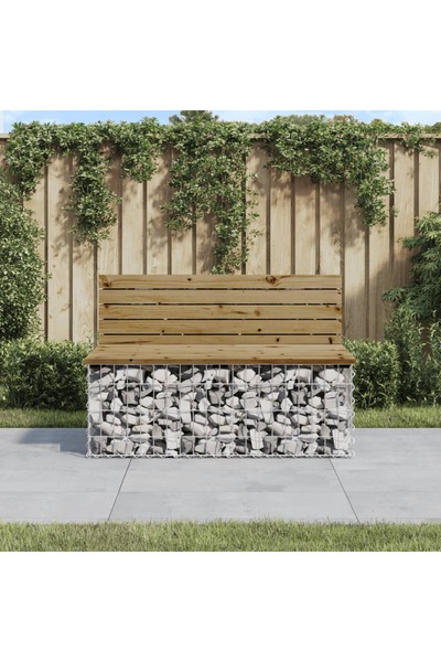 Concept Παγκάκι κήπου, σχέδιο γκαζόν, 103x70x65 cm, εμποτισμένο ξύλο πεύκου