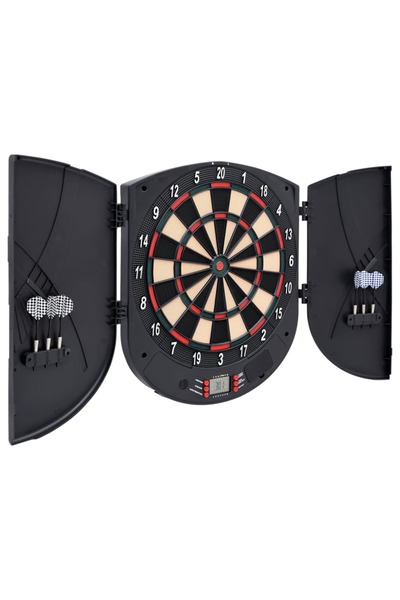 Concept Placă electrică de darts cu săgeți din polipropilenă neagră