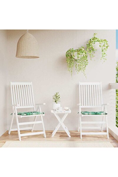 Concept Μαξιλάρια καρέκλας, σχέδιο φύλλου, 2 τεμ., 50x50x3 cm, ύφασμα