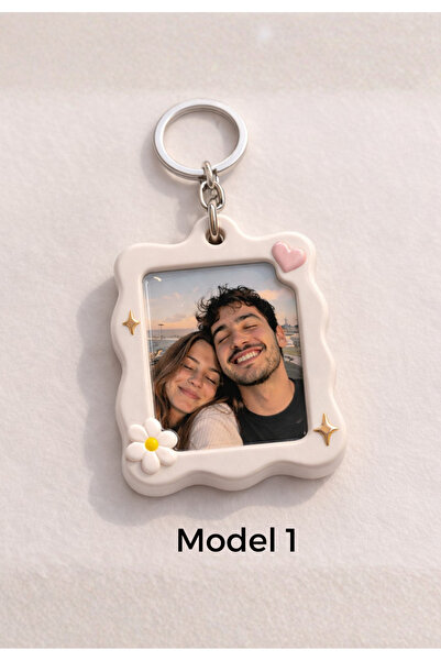 GAME SHOT Fotoğraf Eklenebilir Çerçeve Anahtarlık