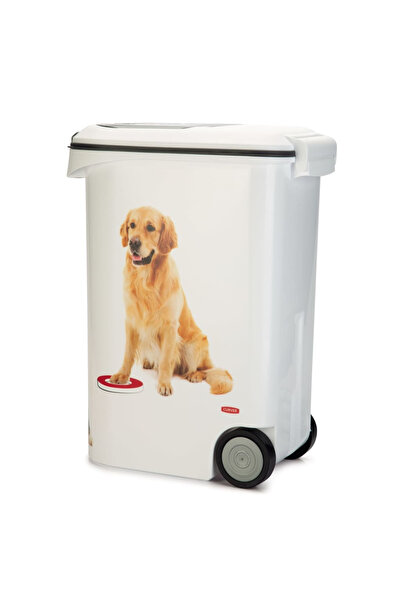 CURVER Animal food container, dog, with wheels, 54 L