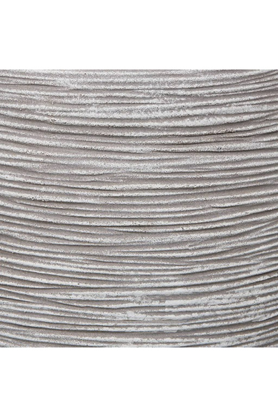 CAPI Κομψή γλάστρα Nature Rib, ιβουάρ, 36x47 cm, βάθος, KOFI782