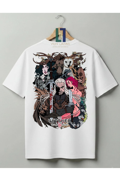 Grafftee Clothing Tricou The Witcher Design Premium cu imprimeu - Design spec...