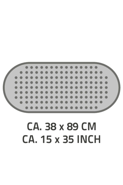 Ridder Неплъзгащ се Постелка за баня"Tecno", бяла