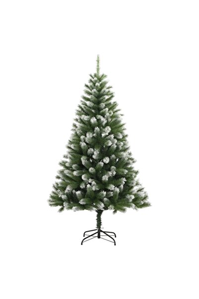 Concept Brad de Crăciun artificial cu balamale și zăpadă pufoasă 180 cm