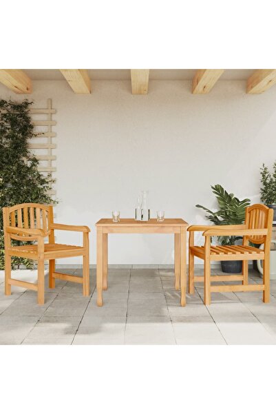 Concept Καρέκλες κήπου, 2 τεμ., 58x59x88 εκ., από μασίφ ξύλο τικ