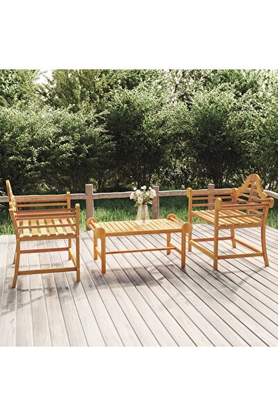 Concept Καρέκλες κήπου, 2 τεμ., 91x62x94 εκ., από μασίφ ξύλο τικ