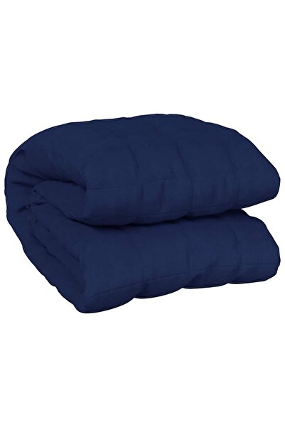 vidaxl Κουβέρτα Βαρύτητας Μπλε 200 x 200 εκ. 9 κ. Υφασμάτινη Μπλε