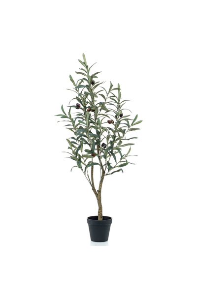 EMERALD Τεχνητή ελιά, 90 εκ., σε πλαστική γλάστρα