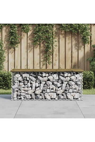 Concept Παγκάκι κήπου, σχέδιο γκαζόν, 103x31,5x42cm, εμποτισμένο ξύλο πεύκου