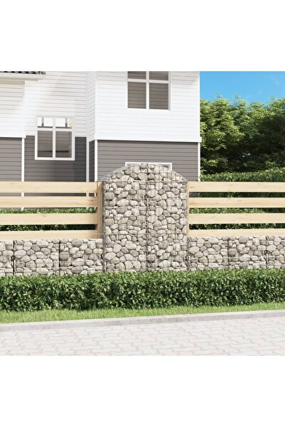 Concept Coș gabion arcuit, 100x50x140/160 cm, fier galvanizat