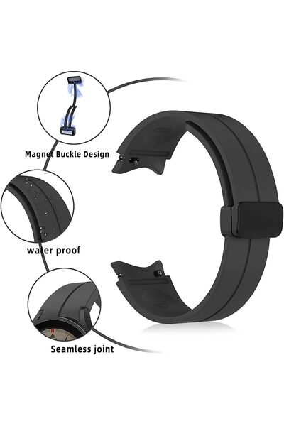 PopZa Magnetic Replacement Bands for Samsung Galaxy Watch 4/5/6 Pro