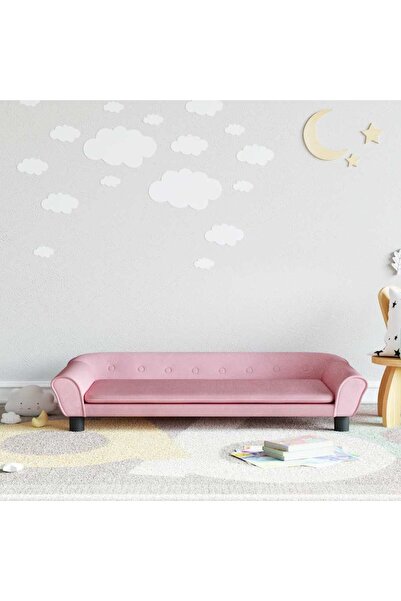 Concept Children's sofa, pink, 100x50x26 cm, Velvet