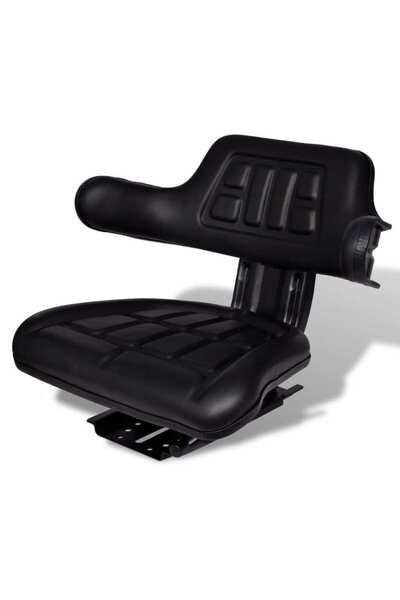 Concept Scaun de tractor cu spătar, negru