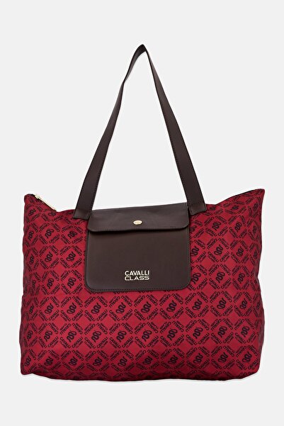 Cavalli Class Women Brand Logo Tote Bag, Multicolor