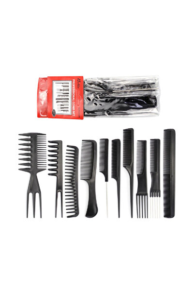 Other 10 piece hair comb set, hair salon styling comb, makeup comb set