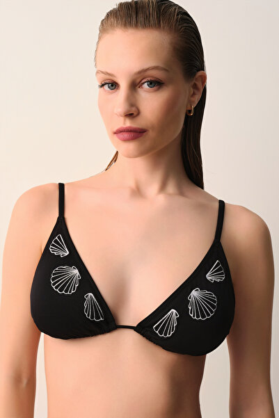 SUWEN Μπλουζάκι μπικίνι σε σχήμα κοχυλιού τριγώνου