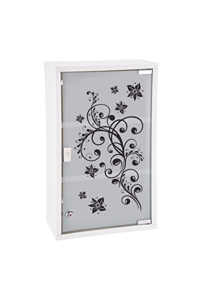 02Lady Fashion HI Dulap de medicamente, 30 x 15 x 50 cm, oțel inoxidabil