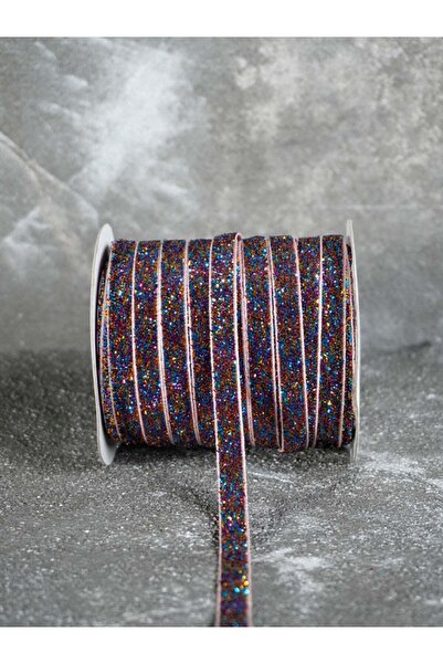 ARN Βελούδινη διακοσμητική κορδέλα πλάτους 1 εκ. 9,5 μ./ριγέ