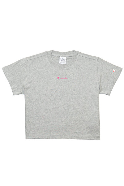 Champion Shirt T-Shirt aus Baumwolle mit Rundhalsausschnitt und Logo-Schriftzug