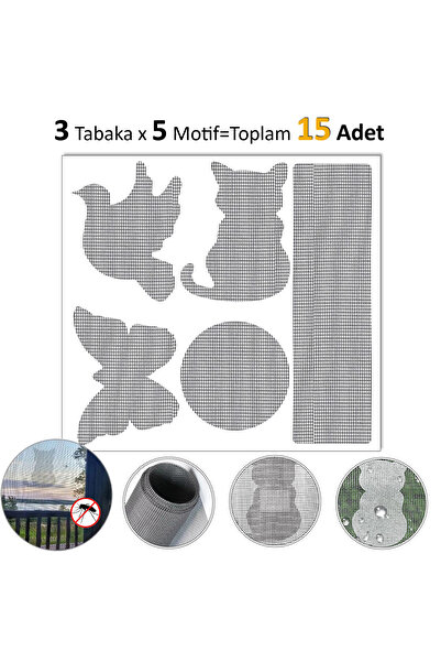 FIXALL ADHESIVE PRODUCTS YAPIŞKANLI FİBER SİNEKLİK TELİ FARKLI ŞEKİLLERDE KES...