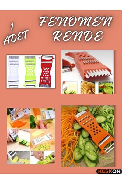 Keskon 1 Adet Çok Amaçlı Sebze Rende ve Spiral Doğrayıcı – Julienne Soyacak A...