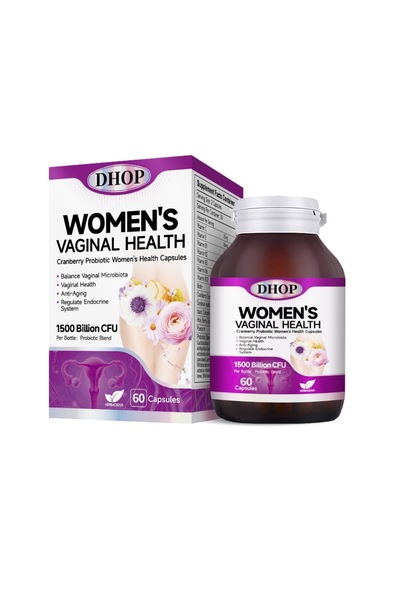 DHOP Female Cranberry Probiotic Capsules.