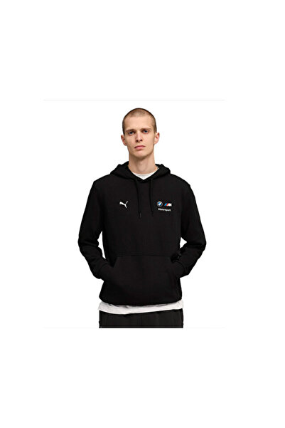 Puma Bmw Mms Ess Hoodie Ft Hanorace casual pentru bărbați 63489301 Negru