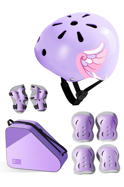Ma Baby خوذة أطفال 7 في 1 مجموعة معدات رياضية واقية قابلة للتعديل، سكوتر، خوذ...