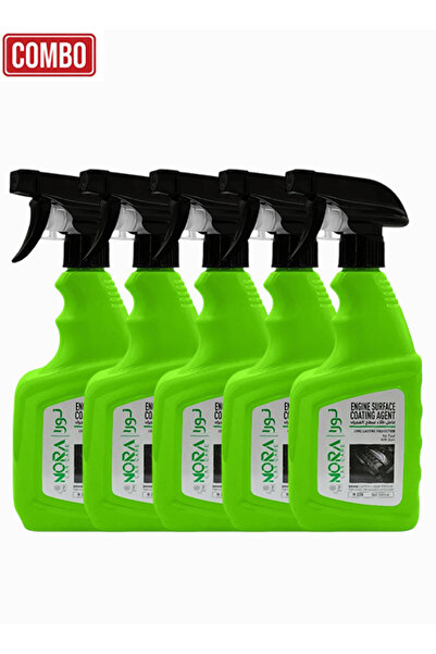 Nora مجموعة كومبو للعناية بسطح محرك السيارة، 5 قطع، N-228 – 500 مل، لحماية ال...