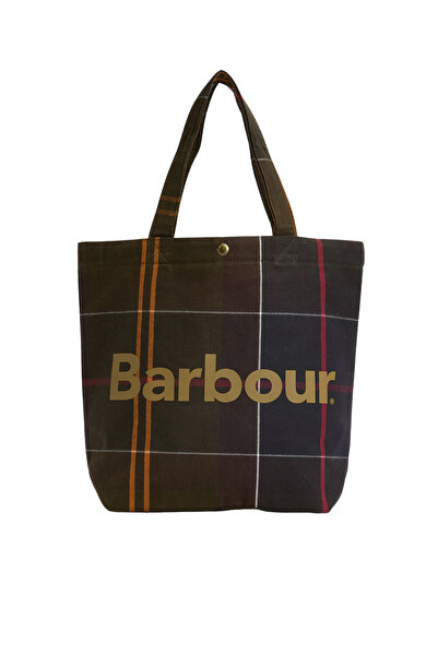 Barbour Mini Telfield Tartan Tote Çanta TN11 Classic Tartan