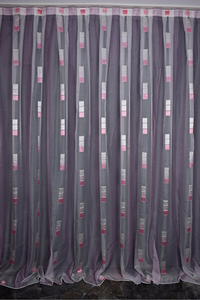 AKÇA TEKSTİL ORGANZA 2150 ΚΡΕΜ ΧΡΩΜΑ 5_3 Έτοιμο για ράψιμο Με πιέτες Κουρτίνα...