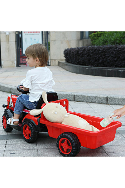 Sumkyle سيارة كهربائية للأطفال من عمر سنتين إلى سبع سنوات، مزودة بمحركات جرار...