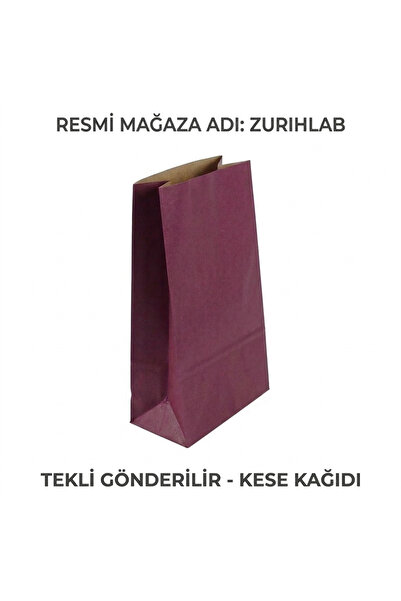 ZURIHLAB Tekli Kese Kağıdı Mor Renk Kare Dipli (15x29 Cm) 1 Adet - Tekli Gönd...