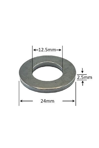 seda Flat Washer M12x24x2.5 DIN 125 - 200pcs/box