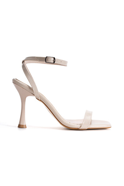 MFT AYAKKABI Pantofi de damă cu vipușcă toc stiletto u B cu legare la glezne