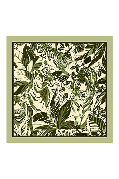 Arancia Green 100X100 Shoulder Shawl